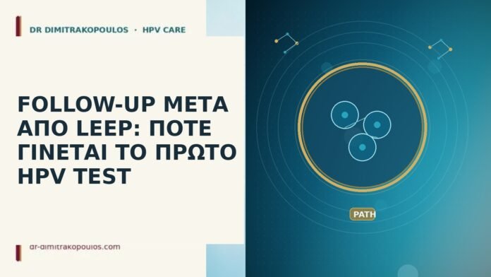 FOLLOW-UP ΜΕΤΑ ΑΠΟ LEEP: ΠΟΤΕ ΓΙΝΕΤΑΙ ΤΟ ΠΡΩΤΟ HPV TEST FOLLOW-UP ΜΕΤΑ ΑΠΟ LEEP: ΠΟΤΕ ΓΙΝΕΤΑΙ ΤΟ ΠΡΩΤΟ HPV TEST