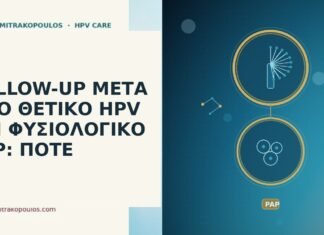 FOLLOW-UP ΜΕΤΑ ΑΠΟ ΘΕΤΙΚΟ HPV ΚΑΙ ΦΥΣΙΟΛΟΓΙΚΟ PAP: ΠΟΤΕ