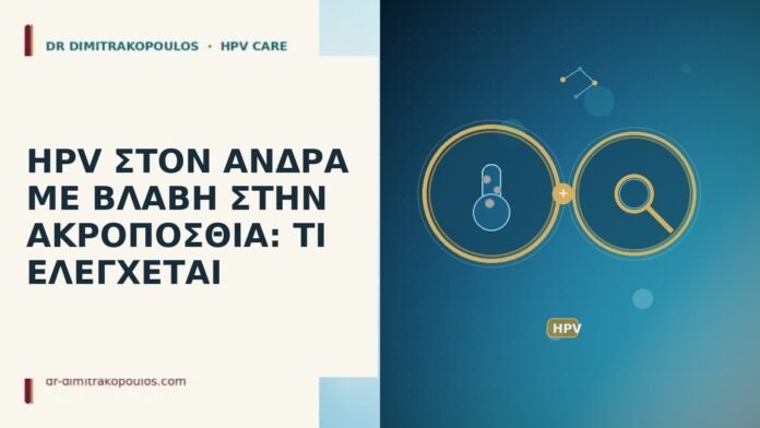 HPV ΣΤΟΝ ΑΝΔΡΑ ΜΕ ΒΛΑΒΗ ΣΤΗΝ ΑΚΡΟΠΟΣΘΙΑ: ΤΙ ΕΛΕΓΧΕΤΑΙ HPV ΣΤΟΝ ΑΝΔΡΑ ΜΕ ΒΛΑΒΗ ΣΤΗΝ ΑΚΡΟΠΟΣΘΙΑ: ΤΙ ΕΛΕΓΧΕΤΑΙ