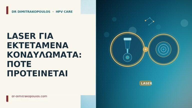 LASER ΓΙΑ ΕΚΤΕΤΑΜΕΝΑ ΚΟΝΔΥΛΩΜΑΤΑ: ΠΟΤΕ ΠΡΟΤΕΙΝΕΤΑΙ
