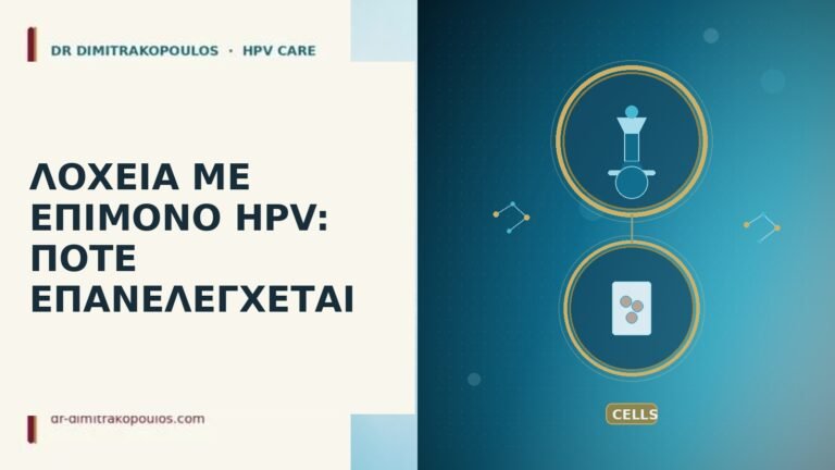 ΛΟΧΕΙΑ ΜΕ ΕΠΙΜΟΝΟ HPV: ΠΟΤΕ ΕΠΑΝΕΛΕΓΧΕΤΑΙ