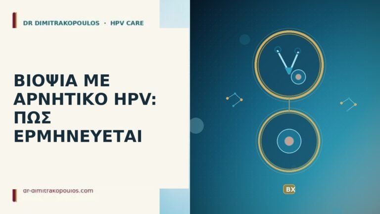 ΒΙΟΨΙΑ ΜΕ ΑΡΝΗΤΙΚΟ HPV: ΠΩΣ ΕΡΜΗΝΕΥΕΤΑΙ
