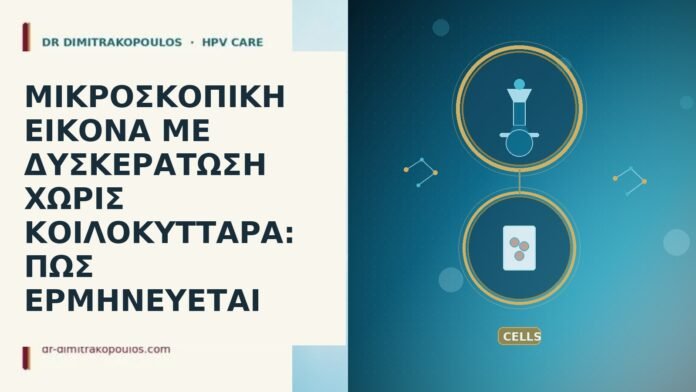 ΜΙΚΡΟΣΚΟΠΙΚΗ ΕΙΚΟΝΑ ΜΕ ΔΥΣΚΕΡΑΤΩΣΗ ΧΩΡΙΣ ΚΟΙΛΟΚΥΤΤΑΡΑ: ΠΩΣ ΕΡΜΗΝΕΥΕΤΑΙ
