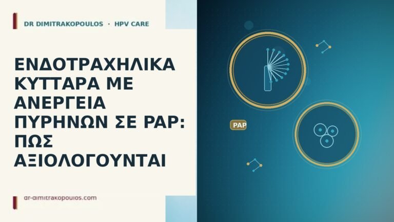ΕΝΔΟΤΡΑΧΗΛΙΚΑ ΚΥΤΤΑΡΑ ΜΕ ΑΝΕΡΓΕΙΑ ΠΥΡΗΝΩΝ ΣΕ PAP: ΠΩΣ ΑΞΙΟΛΟΓΟΥΝΤΑΙ