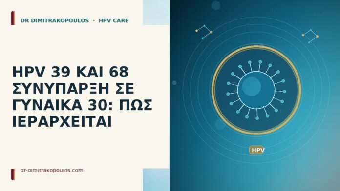 HPV 39 ΚΑΙ 68 ΣΥΝΥΠΑΡΞΗ ΣΕ ΓΥΝΑΙΚΑ 30: ΠΩΣ ΙΕΡΑΡΧΕΙΤΑΙ HPV 39 ΚΑΙ 68 ΣΥΝΥΠΑΡΞΗ ΣΕ ΓΥΝΑΙΚΑ 30: ΠΩΣ ΙΕΡΑΡΧΕΙΤΑΙ