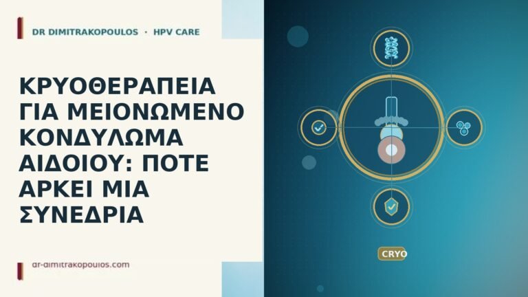 ΚΡΥΟΘΕΡΑΠΕΙΑ ΓΙΑ ΜΕΙΟΝΩΜΕΝΟ ΚΟΝΔΥΛΩΜΑ ΑΙΔΟΙΟΥ: ΠΟΤΕ ΑΡΚΕΙ ΜΙΑ ΣΥΝΕΔΡΙΑ