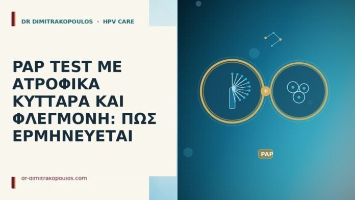 PAP TEST ΜΕ ΑΤΡΟΦΙΚΑ ΚΥΤΤΑΡΑ ΚΑΙ ΦΛΕΓΜΟΝΗ: ΠΩΣ ΕΡΜΗΝΕΥΕΤΑΙ