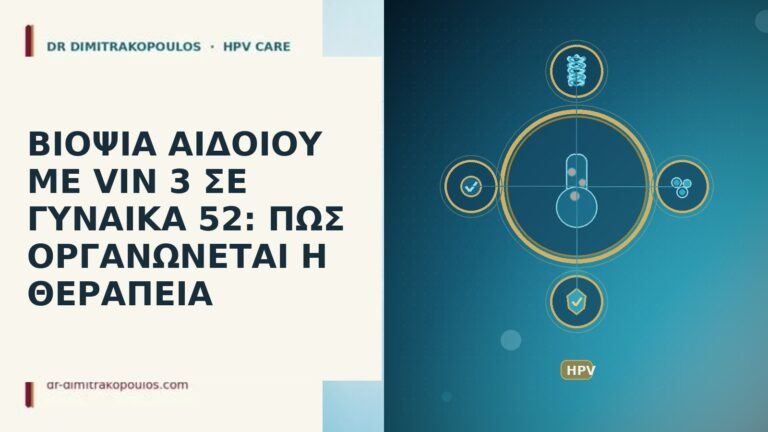 ΒΙΟΨΙΑ ΑΙΔΟΙΟΥ ΜΕ VIN 3 ΣΕ ΓΥΝΑΙΚΑ 52: ΠΩΣ ΟΡΓΑΝΩΝΕΤΑΙ