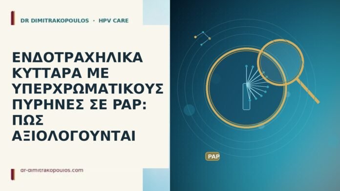 ΕΝΔΟΤΡΑΧΗΛΙΚΑ ΚΥΤΤΑΡΑ ΜΕ ΥΠΕΡΧΡΩΜΑΤΙΚΟΥΣ ΠΥΡΗΝΕΣ ΣΕ PAP: ΠΩΣ ΑΞΙΟΛΟΓΟΥΝΤΑΙ ΕΝΔΟΤΡΑΧΗΛΙΚΑ ΚΥΤΤΑΡΑ ΜΕ ΥΠΕΡΧΡΩΜΑΤΙΚΟΥΣ ΠΥΡΗΝΕΣ ΣΕ PAP: ΠΩΣ ΑΞΙΟΛΟΓΟΥΝΤΑΙ