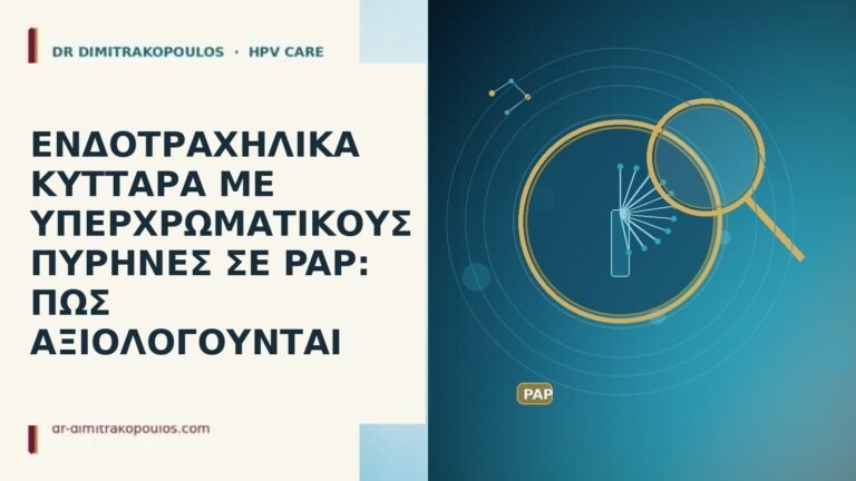 ΕΝΔΟΤΡΑΧΗΛΙΚΑ ΚΥΤΤΑΡΑ ΜΕ ΥΠΕΡΧΡΩΜΑΤΙΚΟΥΣ ΠΥΡΗΝΕΣ ΣΕ PAP: ΠΩΣ ΑΞΙΟΛΟΓΟΥΝΤΑΙ