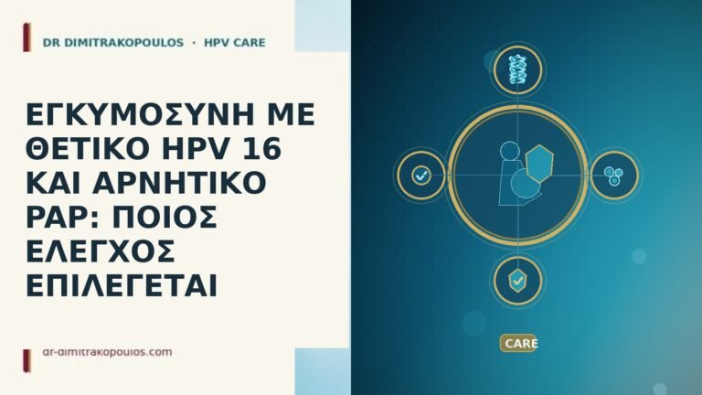ΕΓΚΥΜΟΣΥΝΗ ΜΕ ΘΕΤΙΚΟ HPV 16 ΚΑΙ ΑΡΝΗΤΙΚΟ PAP: ΠΟΙΟΣ ΕΛΕΓΧΟΣ