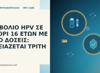 ΕΜΒΟΛΙΟ HPV ΣΕ ΑΓΟΡΙ 16 ΕΤΩΝ ΜΕ ΔΥΟ ΔΟΣΕΙΣ: ΧΡΕΙΑΖΕΤΑΙ ΤΡΙΤΗ ΕΜΒΟΛΙΟ HPV ΣΕ ΑΓΟΡΙ 16 ΕΤΩΝ ΜΕ ΔΥΟ ΔΟΣΕΙΣ: ΧΡΕΙΑΖΕΤΑΙ