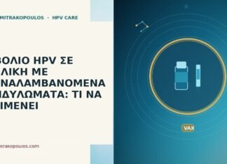 ΕΜΒΟΛΙΟ HPV ΣΕ ΕΝΗΛΙΚΗ ΜΕ ΕΠΑΝΑΛΑΜΒΑΝΟΜΕΝΑ ΚΟΝΔΥΛΩΜΑΤΑ: ΤΙ ΝΑ ΠΕΡΙΜΕΝΕΙ ΕΜΒΟΛΙΟ HPV ΣΕ ΕΝΗΛΙΚΗ ΜΕ ΕΠΑΝΑΛΑΜΒΑΝΟΜΕΝΑ ΚΟΝΔΥΛΩΜΑΤΑ: ΤΙ ΝΑ ΠΕΡΙΜΕΝΕΙ
