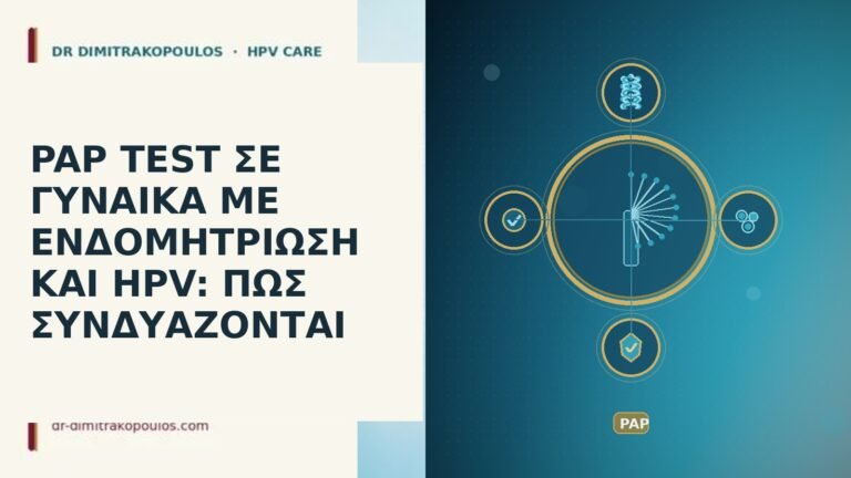PAP TEST ΣΕ ΓΥΝΑΙΚΑ ΜΕ ΕΝΔΟΜΗΤΡΙΩΣΗ ΚΑΙ HPV: ΠΩΣ ΣΥΝΔΥΑΖΟΝΤΑΙ