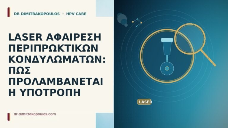 LASER ΑΦΑΙΡΕΣΗ ΠΕΡΙΠΡΩΚΤΙΚΩΝ ΚΟΝΔΥΛΩΜΑΤΩΝ: ΠΩΣ ΠΡΟΛΑΜΒΑΝΕΤΑΙ Η ΥΠΟΤΡΟΠΗ