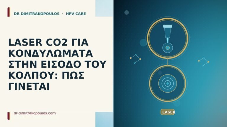 LASER CO2 ΓΙΑ ΚΟΝΔΥΛΩΜΑΤΑ ΣΤΗΝ ΕΙΣΟΔΟ ΤΟΥ ΚΟΛΠΟΥ: ΠΩΣ ΓΙΝΕΤΑΙ