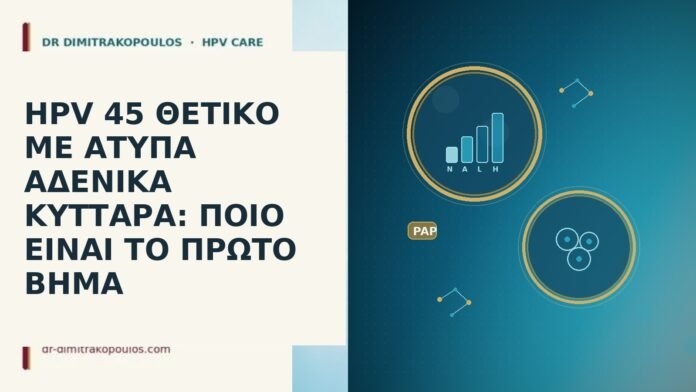 HPV 45 ΘΕΤΙΚΟ ΜΕ ΑΤΥΠΑ ΑΔΕΝΙΚΑ ΚΥΤΤΑΡΑ: ΠΟΙΟ ΕΙΝΑΙ ΤΟ