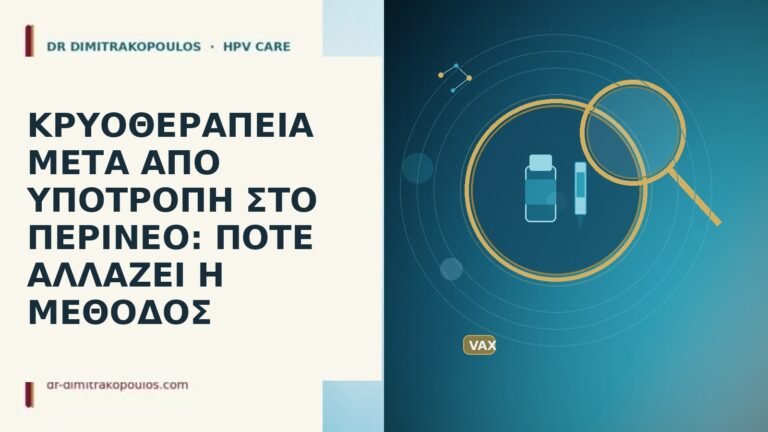 ΚΡΥΟΘΕΡΑΠΕΙΑ ΜΕΤΑ ΑΠΟ ΥΠΟΤΡΟΠΗ ΣΤΟ ΠΕΡΙΝΕΟ: ΠΟΤΕ ΑΛΛΑΖΕΙ Η ΜΕΘΟΔΟΣ