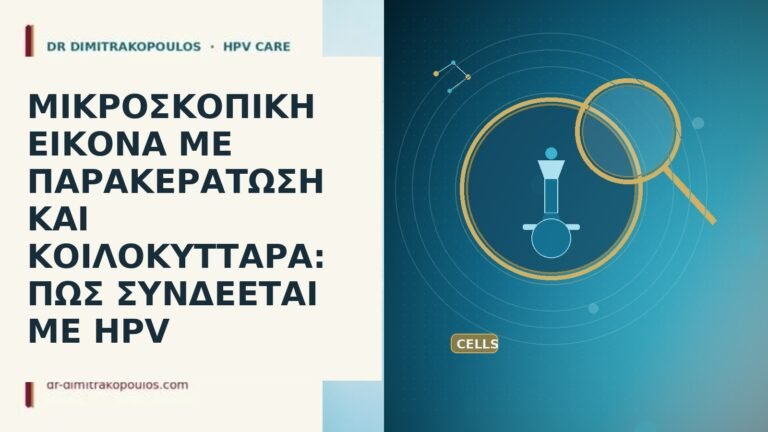 ΜΙΚΡΟΣΚΟΠΙΚΗ ΕΙΚΟΝΑ ΜΕ ΠΑΡΑΚΕΡΑΤΩΣΗ ΚΑΙ ΚΟΙΛΟΚΥΤΤΑΡΑ: ΠΩΣ ΣΥΝΔΕΕΤΑΙ ΜΕ HPV