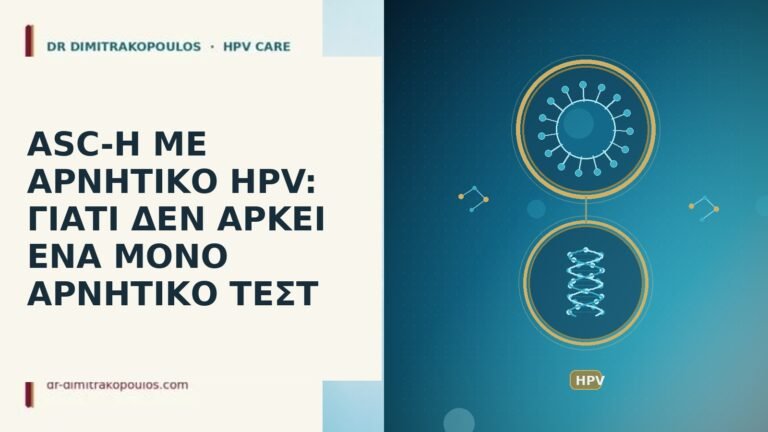 ASC-H ΜΕ ΑΡΝΗΤΙΚΟ HPV: ΓΙΑΤΙ ΔΕΝ ΑΡΚΕΙ ΕΝΑ ΜΟΝΟ ΑΡΝΗΤΙΚΟ