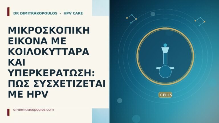 ΜΙΚΡΟΣΚΟΠΙΚΗ ΕΙΚΟΝΑ ΜΕ ΚΟΙΛΟΚΥΤΤΑΡΑ ΚΑΙ ΥΠΕΡΚΕΡΑΤΩΣΗ: ΠΩΣ ΣΥΣΧΕΤΙΖΕΤΑΙ ΜΕ HPV
