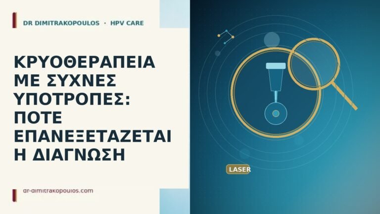 ΚΡΥΟΘΕΡΑΠΕΙΑ ΜΕ ΣΥΧΝΕΣ ΥΠΟΤΡΟΠΕΣ: ΠΟΤΕ ΕΠΑΝΕΞΕΤΑΖΕΤΑΙ Η ΔΙΑΓΝΩΣΗ