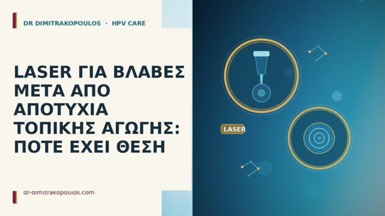 LASER ΓΙΑ ΒΛΑΒΕΣ ΜΕΤΑ ΑΠΟ ΑΠΟΤΥΧΙΑ ΤΟΠΙΚΗΣ ΑΓΩΓΗΣ: ΠΟΤΕ ΕΧΕΙ