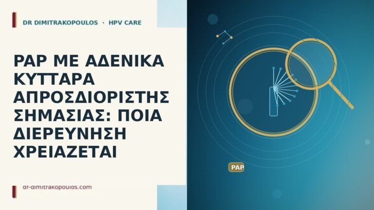 PAP ΜΕ ΑΔΕΝΙΚΑ ΚΥΤΤΑΡΑ ΑΠΡΟΣΔΙΟΡΙΣΤΗΣ ΣΗΜΑΣΙΑΣ: ΠΟΙΑ ΔΙΕΡΕΥΝΗΣΗ ΧΡΕΙΑΖΕΤΑΙ