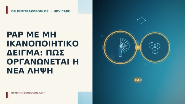 PAP ΜΕ ΜΗ ΙΚΑΝΟΠΟΙΗΤΙΚΟ ΔΕΙΓΜΑ: ΠΩΣ ΟΡΓΑΝΩΝΕΤΑΙ Η ΝΕΑ ΛΗΨΗ