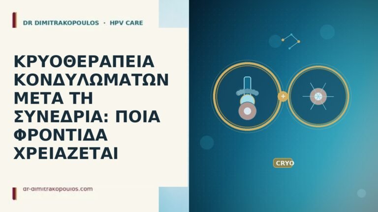 ΚΡΥΟΘΕΡΑΠΕΙΑ ΚΟΝΔΥΛΩΜΑΤΩΝ ΜΕΤΑ ΤΗ ΣΥΝΕΔΡΙΑ: ΠΟΙΑ ΦΡΟΝΤΙΔΑ ΧΡΕΙΑΖΕΤΑΙ
