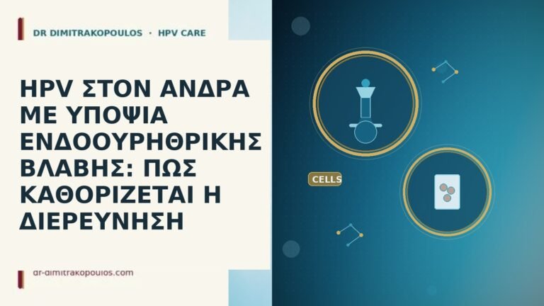 HPV ΣΤΟΝ ΑΝΔΡΑ ΜΕ ΥΠΟΨΙΑ ΕΝΔΟΟΥΡΗΘΡΙΚΗΣ ΒΛΑΒΗΣ: ΠΩΣ ΚΑΘΟΡΙΖΕΤΑΙ Η