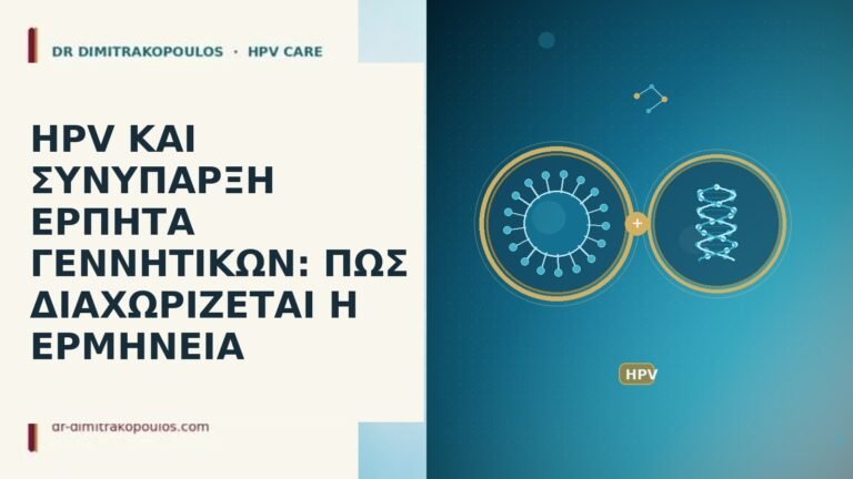HPV ΚΑΙ ΣΥΝΥΠΑΡΞΗ ΕΡΠΗΤΑ ΓΕΝΝΗΤΙΚΩΝ: ΠΩΣ ΔΙΑΧΩΡΙΖΕΤΑΙ Η ΕΡΜΗΝΕΙΑ