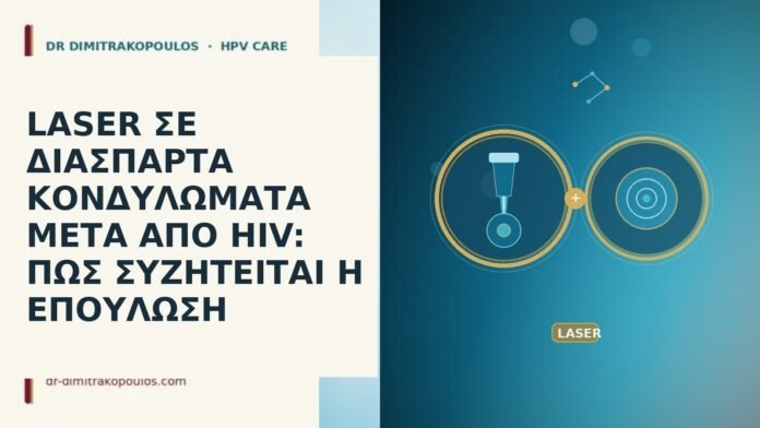 LASER ΣΕ ΔΙΑΣΠΑΡΤΑ ΚΟΝΔΥΛΩΜΑΤΑ ΜΕΤΑ ΑΠΟ HIV: ΠΩΣ ΣΥΖΗΤΕΙΤΑΙ Η
