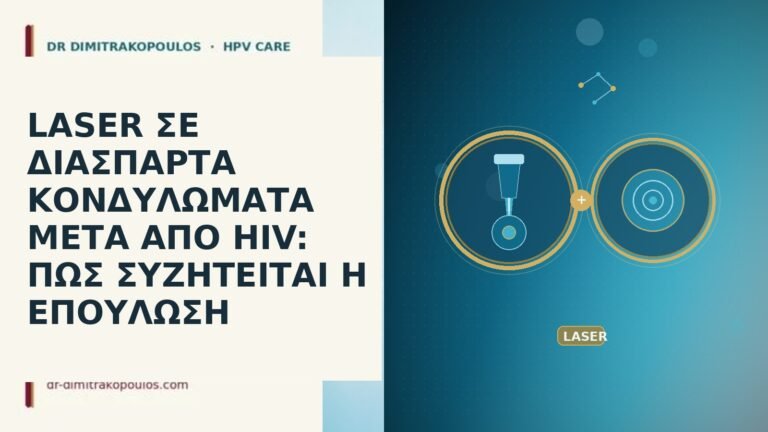 LASER ΣΕ ΔΙΑΣΠΑΡΤΑ ΚΟΝΔΥΛΩΜΑΤΑ ΜΕΤΑ ΑΠΟ HIV: ΠΩΣ ΣΥΖΗΤΕΙΤΑΙ Η