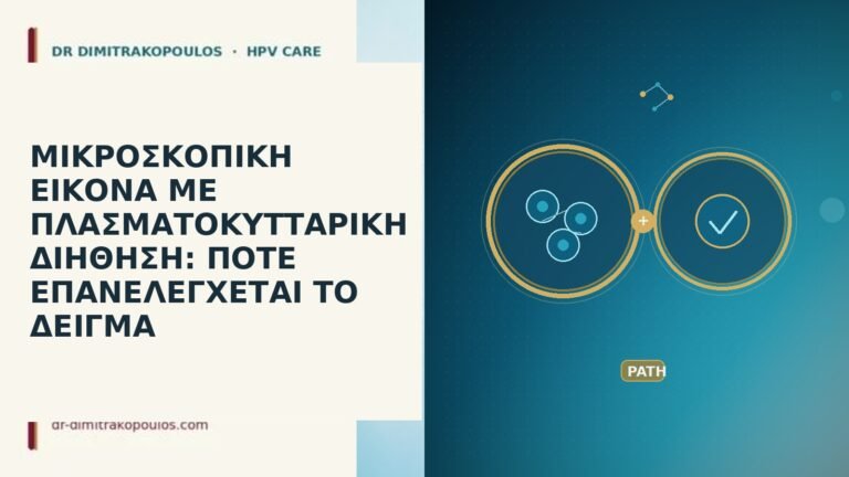ΜΙΚΡΟΣΚΟΠΙΚΗ ΕΙΚΟΝΑ ΜΕ ΠΛΑΣΜΑΤΟΚΥΤΤΑΡΙΚΗ ΔΙΗΘΗΣΗ: ΠΟΤΕ ΕΠΑΝΕΛΕΓΧΕΤΑΙ ΤΟ ΔΕΙΓΜΑ