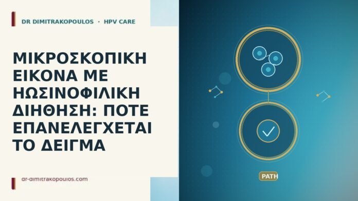 ΜΙΚΡΟΣΚΟΠΙΚΗ ΕΙΚΟΝΑ ΜΕ ΗΩΣΙΝΟΦΙΛΙΚΗ ΔΙΗΘΗΣΗ: ΠΟΤΕ ΕΠΑΝΕΛΕΓΧΕΤΑΙ ΤΟ ΔΕΙΓΜΑ ΜΙΚΡΟΣΚΟΠΙΚΗ ΕΙΚΟΝΑ ΜΕ ΗΩΣΙΝΟΦΙΛΙΚΗ ΔΙΗΘΗΣΗ: ΠΟΤΕ ΕΠΑΝΕΛΕΓΧΕΤΑΙ ΤΟ ΔΕΙΓΜΑ