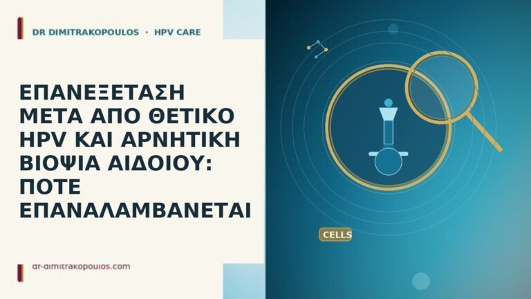 ΕΠΑΝΕΞΕΤΑΣΗ ΜΕΤΑ ΑΠΟ ΘΕΤΙΚΟ HPV ΚΑΙ ΑΡΝΗΤΙΚΗ ΒΙΟΨΙΑ ΑΙΔΟΙΟΥ: ΠΟΤΕ