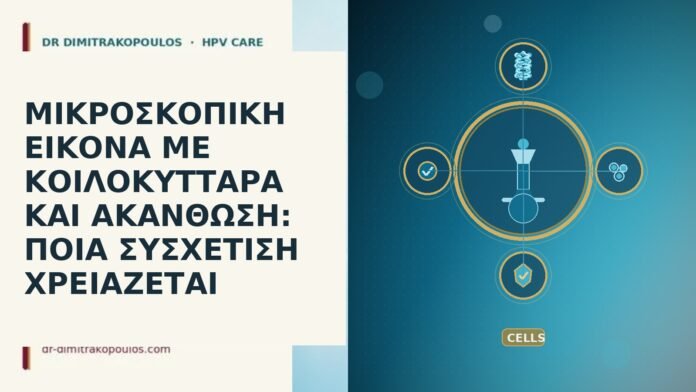 ΜΙΚΡΟΣΚΟΠΙΚΗ ΕΙΚΟΝΑ ΜΕ ΚΟΙΛΟΚΥΤΤΑΡΑ ΚΑΙ ΑΚΑΝΘΩΣΗ: ΠΟΙΑ ΣΥΣΧΕΤΙΣΗ ΧΡΕΙΑΖΕΤΑΙ ΜΙΚΡΟΣΚΟΠΙΚΗ ΕΙΚΟΝΑ ΜΕ ΚΟΙΛΟΚΥΤΤΑΡΑ ΚΑΙ ΑΚΑΝΘΩΣΗ: ΠΟΙΑ ΣΥΣΧΕΤΙΣΗ ΧΡΕΙΑΖΕΤΑΙ