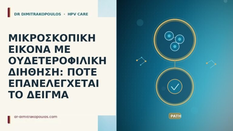 ΜΙΚΡΟΣΚΟΠΙΚΗ ΕΙΚΟΝΑ ΜΕ ΟΥΔΕΤΕΡΟΦΙΛΙΚΗ ΔΙΗΘΗΣΗ: ΠΟΤΕ ΕΠΑΝΕΛΕΓΧΕΤΑΙ ΤΟ ΔΕΙΓΜΑ