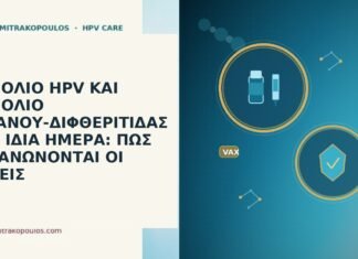 ΕΜΒΟΛΙΟ HPV ΚΑΙ ΕΜΒΟΛΙΟ ΤΕΤΑΝΟΥ-ΔΙΦΘΕΡΙΤΙΔΑΣ ΤΗΝ ΙΔΙΑ ΗΜΕΡΑ: ΠΩΣ ΟΡΓΑΝΩΝΟΝΤΑΙ