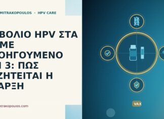 ΕΜΒΟΛΙΟ HPV ΣΤΑ 54 ΜΕ ΠΡΟΗΓΟΥΜΕΝΟ VIN 3: ΠΩΣ ΣΥΖΗΤΕΙΤΑΙ