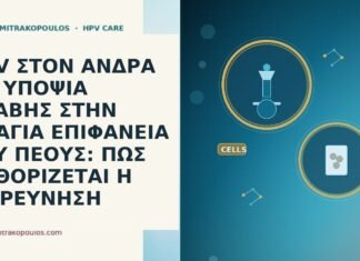 HPV ΣΤΟΝ ΑΝΔΡΑ ΜΕ ΥΠΟΨΙΑ ΒΛΑΒΗΣ ΣΤΗΝ ΠΛΑΓΙΑ ΕΠΙΦΑΝΕΙΑ ΤΟΥ