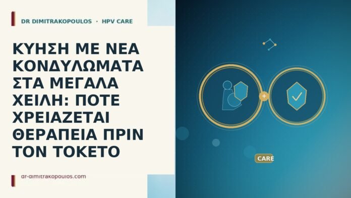 ΚΥΗΣΗ ΜΕ ΝΕΑ ΚΟΝΔΥΛΩΜΑΤΑ ΣΤΑ ΜΕΓΑΛΑ ΧΕΙΛΗ: ΠΟΤΕ ΧΡΕΙΑΖΕΤΑΙ ΘΕΡΑΠΕΙΑ