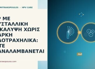 PAP ΜΕ ΚΡΥΣΤΑΛΛΙΚΗ ΕΠΙΚΑΛΥΨΗ ΧΩΡΙΣ ΕΠΑΡΚΗ ΕΝΔΟΤΡΑΧΗΛΙΚΑ: ΠΟΤΕ ΕΠΑΝΑΛΑΜΒΑΝΕΤΑΙ PAP ΜΕ ΚΡΥΣΤΑΛΛΙΚΗ ΕΠΙΚΑΛΥΨΗ ΧΩΡΙΣ ΕΠΑΡΚΗ ΕΝΔΟΤΡΑΧΗΛΙΚΑ: ΠΟΤΕ ΕΠΑΝΑΛΑΜΒΑΝΕΤΑΙ