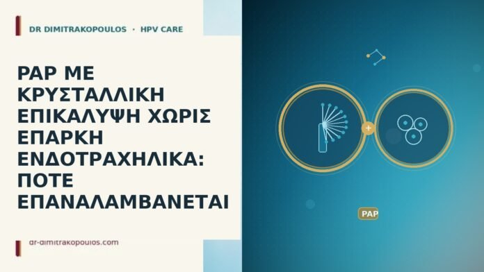 PAP ΜΕ ΚΡΥΣΤΑΛΛΙΚΗ ΕΠΙΚΑΛΥΨΗ ΧΩΡΙΣ ΕΠΑΡΚΗ ΕΝΔΟΤΡΑΧΗΛΙΚΑ: ΠΟΤΕ ΕΠΑΝΑΛΑΜΒΑΝΕΤΑΙ PAP ΜΕ ΚΡΥΣΤΑΛΛΙΚΗ ΕΠΙΚΑΛΥΨΗ ΧΩΡΙΣ ΕΠΑΡΚΗ ΕΝΔΟΤΡΑΧΗΛΙΚΑ: ΠΟΤΕ ΕΠΑΝΑΛΑΜΒΑΝΕΤΑΙ