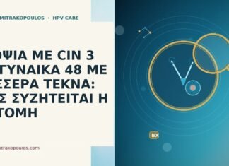 ΒΙΟΨΙΑ ΜΕ CIN 3 ΣΕ ΓΥΝΑΙΚΑ 48 ΜΕ ΤΕΣΣΕΡΑ ΤΕΚΝΑ: ΠΩΣ ΣΥΖΗΤΕΙΤΑΙ Η ΕΚΤΟΜΗ ΒΙΟΨΙΑ ΜΕ CIN 3 ΣΕ ΓΥΝΑΙΚΑ 48 ΜΕ ΤΕΣΣΕΡΑ ΤΕΚΝΑ: