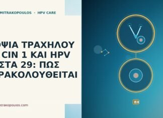 ΒΙΟΨΙΑ ΤΡΑΧΗΛΟΥ ΜΕ CIN 1 ΚΑΙ HPV 68 ΣΤΑ 29: ΠΩΣ ΠΑΡΑΚΟΛΟΥΘΕΙΤΑΙ ΒΙΟΨΙΑ ΤΡΑΧΗΛΟΥ ΜΕ CIN 1 ΚΑΙ HPV 68 ΣΤΑ 29: