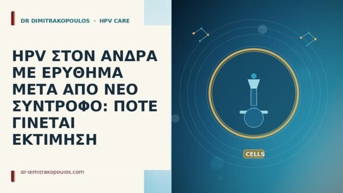 HPV ΣΤΟΝ ΑΝΔΡΑ ΜΕ ΕΡΥΘΗΜΑ ΜΕΤΑ ΑΠΟ ΝΕΟ ΣΥΝΤΡΟΦΟ: ΠΟΤΕ ΓΙΝΕΤΑΙ ΕΚΤΙΜΗΣΗ HPV ΣΤΟΝ ΑΝΔΡΑ ΜΕ ΕΡΥΘΗΜΑ ΜΕΤΑ ΑΠΟ ΝΕΟ ΣΥΝΤΡΟΦΟ: ΠΟΤΕ