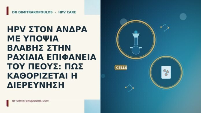 HPV ΣΤΟΝ ΑΝΔΡΑ ΜΕ ΥΠΟΨΙΑ ΒΛΑΒΗΣ ΣΤΗΝ ΡΑΧΙΑΙΑ ΕΠΙΦΑΝΕΙΑ ΤΟΥ