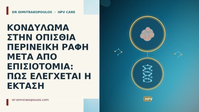 ΚΟΝΔΥΛΩΜΑ ΣΤΗΝ ΟΠΙΣΘΙΑ ΠΕΡΙΝΕΙΚΗ ΡΑΦΗ ΜΕΤΑ ΑΠΟ ΕΠΙΣΙΟΤΟΜΙΑ: ΠΩΣ ΕΛΕΓΧΕΤΑΙ